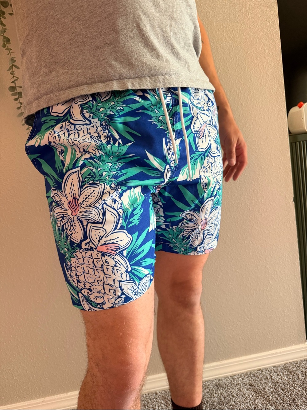 80s style boardies men’s swim trunks